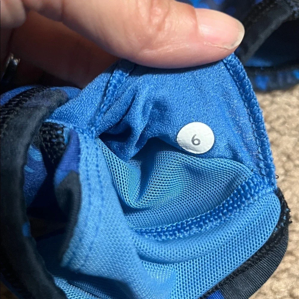 Lululemon Free to Be Sports Bra Strappy Dandy Digie‎ Porcelaine Black 6